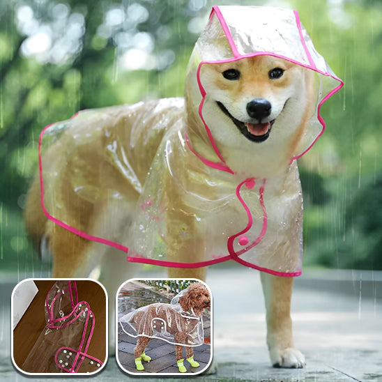 đ ProtĂ©gez votre chien du froid et de la pluie avec notre manteau pour chien impermĂ©able. Confort optimal et style garanti pour vos sorties pluvieuses !