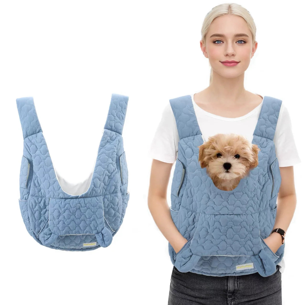 Sac-à-dos-bleu-de poitrine XL