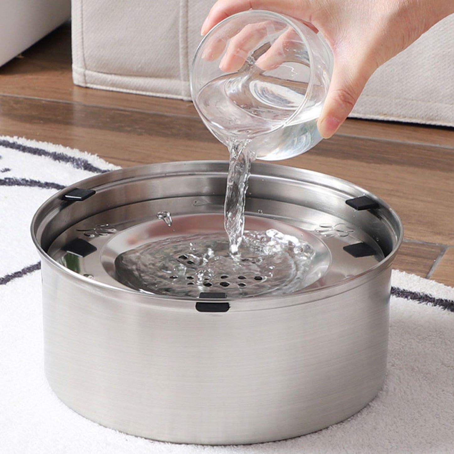 🐶Bol d'alimentation en eau antidérapant pour chiens : hydratation optimale et propreté assurée. La solution idéale pour garder votre chien bien hydraté