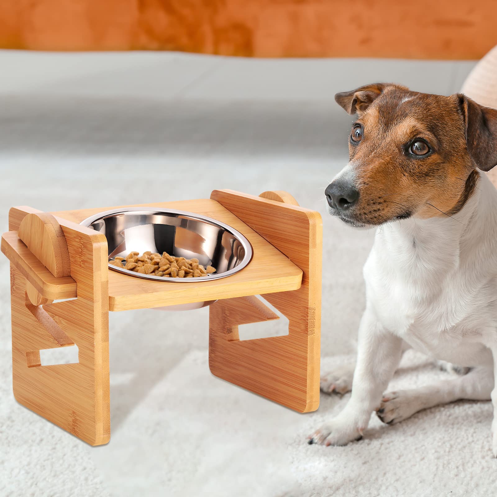 🐶Bols surélevés en bambou, la solution parfaite pour le confort de votre animal réglable représentent une innovation dans l'alimentation de nos fidèles compagnons.