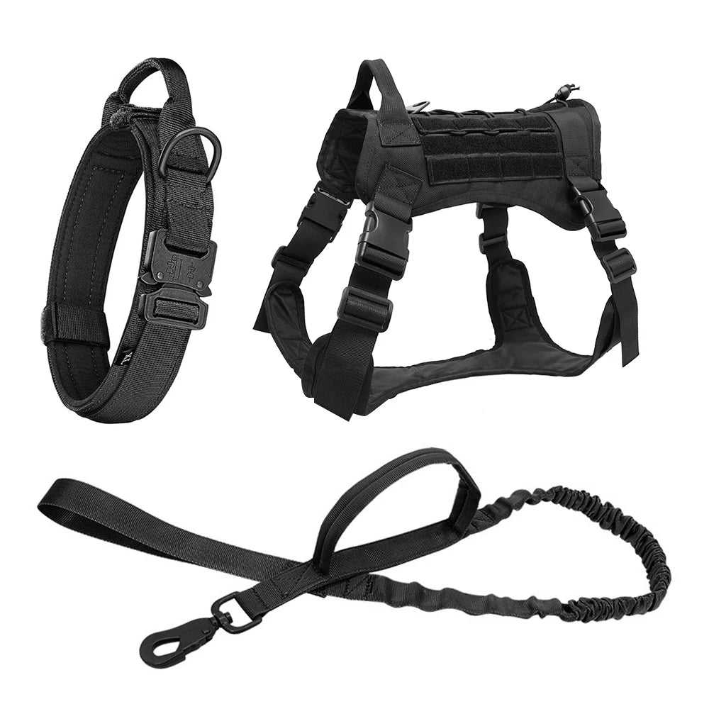 🐕 Découvrez notre harnais pour chien militaire ultra-résistant. Confort et sécurité garantis pour votre compagnon lors de toutes vos aventures !