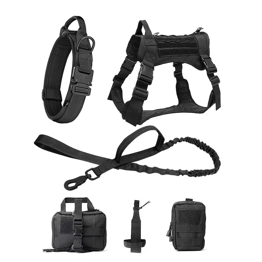 🐕 Découvrez notre harnais pour chien militaire ultra-résistant. Confort et sécurité garantis pour votre compagnon lors de toutes vos aventures !