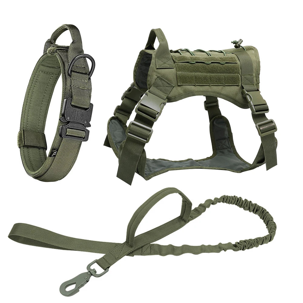 🐕 Découvrez notre harnais pour chien militaire ultra-résistant. Confort et sécurité garantis pour votre compagnon lors de toutes vos aventures !