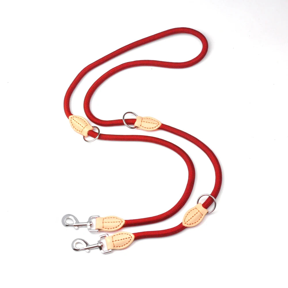 đ DĂ©couvrez notre laisse pour chien anti-emmĂȘlement : lĂ©gĂšre, rĂ©sistante et adaptable pour 2 chiens. Transformez vos promenades dĂšs aujourd'hui !