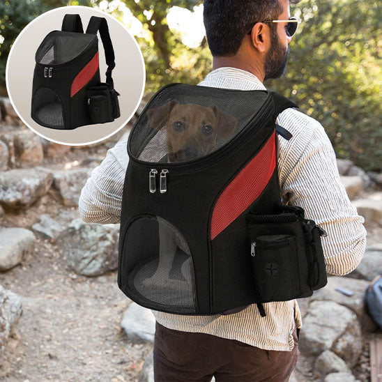 sac-a-dos-Noir-rouge-petit-chien