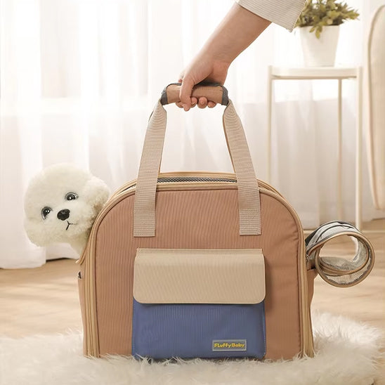 đ¶Sac multifonctionnel pour chien : le compagnon idĂ©al pour vos voyages, conçu spĂ©cialement pour le transport de vos animaux de compagnie. Un espace confortable