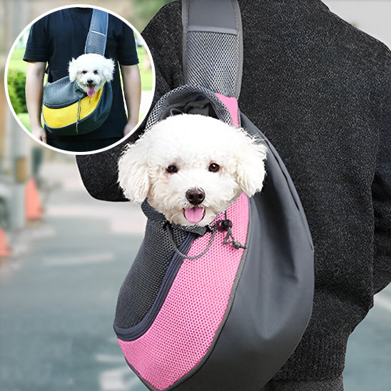 🐕Le Sac à dos en bandoulière : confort et sécurité pour vos sorties, la solution pour transporter en toute sérénité. Conçu spécialement pour les petits chiens.
