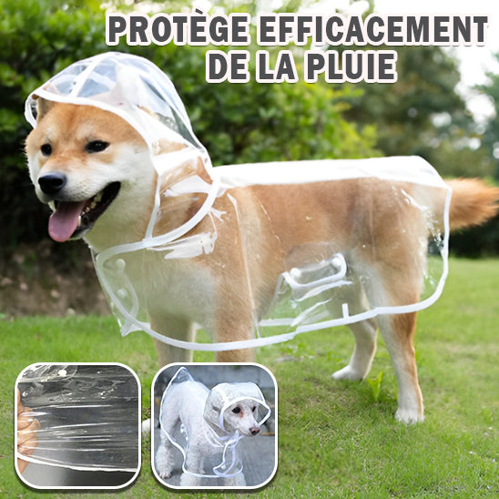 🐕 Protégez votre chien du froid et de la pluie avec notre manteau pour chien imperméable. Confort optimal et style garanti pour vos sorties pluvieuses 
