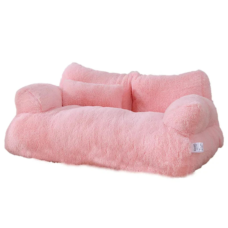 Lit pour chien-rose-canapé