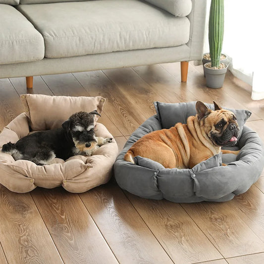 🐶Imaginez votre fidèle ami tremblant sur le carrelage glacé, notre Canapé Chaud d'hiver peut transformer ses moments de repos en véritable cocon de douceur. 