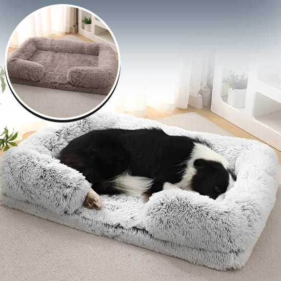 🐕Douceur et sécurité pour votre compagnon Notre Grand lit pour chien en peluche combine douceur,     pour garantir à votre animal un sommeil profond et réparateur. 