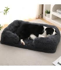 🐕Douceur et sécurité pour votre compagnon Notre Grand lit pour chien en peluche combine douceur,     pour garantir à votre animal un sommeil profond et réparateur. 