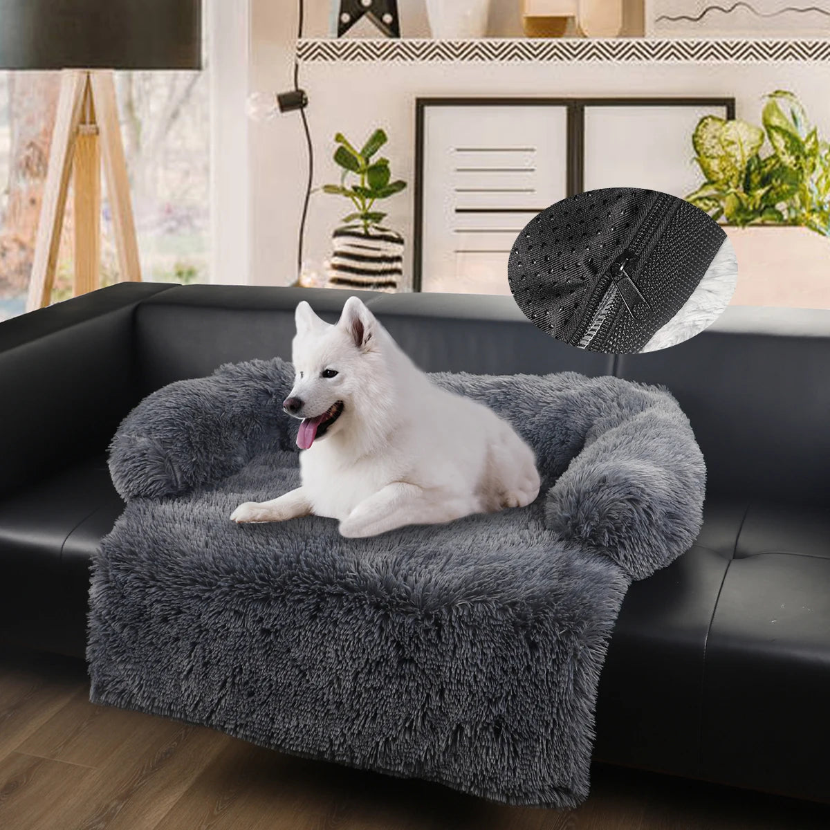 🐕 Offrez à votre chien un confort inégalé avec notre lit pour chien de qualité supérieure. Protégez vos meubles et chouchoutez votre fidèle compagnon !